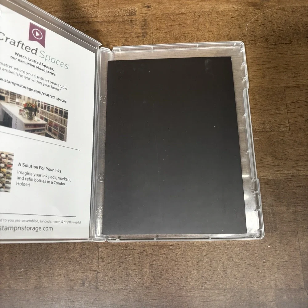 Stamp N Storage Stamp N Die Case 10 Pack Slim DVD Style Case Magnetic Sheet